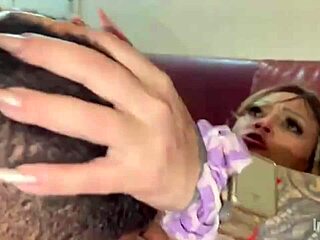 Blonde Rider Has First Experience During Intense Session With Two Partners