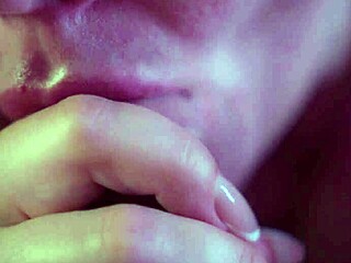 Dissolute woman, why do you suck your man's cock like that?