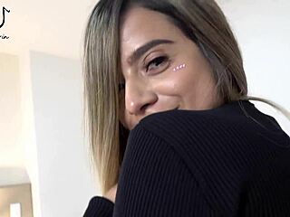 latina seduces her stepbrother with her tight pussy and big ass in amateur scene