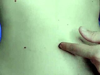 belly button fetish with the gym trainer