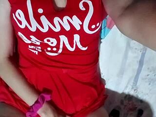 Best cowgirl with tight pussy makes him cum inside!