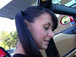 Pigtails Teen Picked Up for Daddy Roleplay Fuck