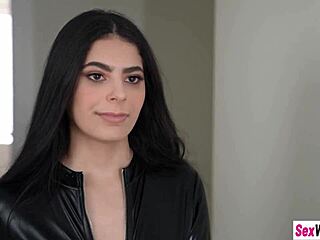 latina teen commands stepbro's big dick