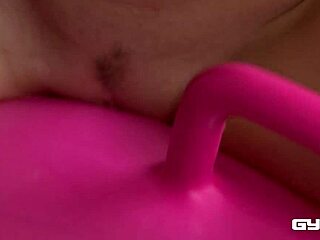 Gym Fuck Babe Subil Arch Works Tight Pussy On Rubber Ball