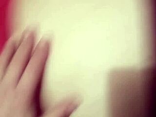 Intense sensual pussy play leads to passionate doggystyle pounding. Curvy milf moans wildly in bedroom with big tits bouncing.