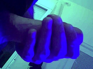 Matt Lee masturbates his huge cock to cum