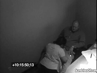 Fat Secretary With Big Boobs Blows Her Boss Hard!