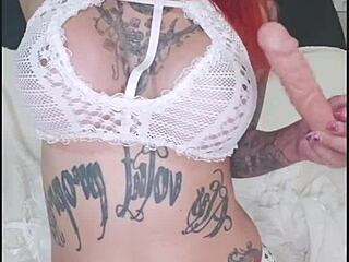 Nymph Rachell Miranda guides jerk off.