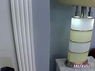 Skinny Blonde Cutie Bella Shares Big Cock