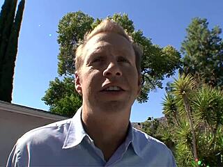 Luscious Lopez shows natural tits, takes big cock cumshot