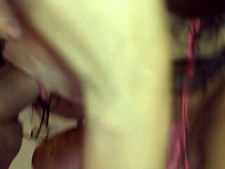 Colombian housewife sucks cock with heels