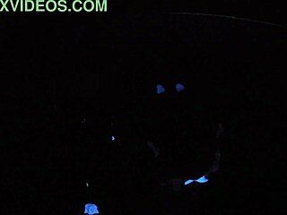 Scarlett johnson under blacklight in intense pov sex