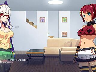 Sakura gamer part 6 clover ending with lesbian game