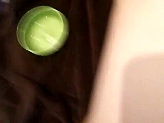 Husband fucks wife's ass with strapon for anal fun.