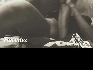 Stepsister shares bed with my big black cock