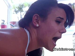 tied up teen 18+ throat banged and ass caned