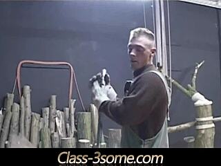 She asks, 'want to share me in the workshop?' for menage a trois