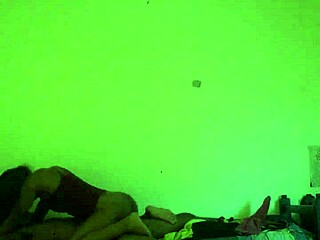 Ebony rides big black cock and cums on thug