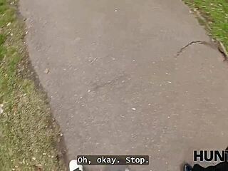 hunt4k pov adventure with big-titted german babe in public sex.