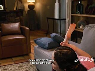 milf babysitter uses dildo on nanny in rough anal session with hazel moore