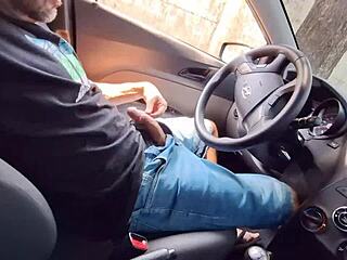 I See a Strange Guy Masturbating in Public