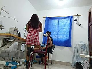 Whore Calls Her Boyfriend to Fuck Her at Work and Says She Fucks Even the Boss