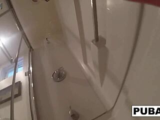 Elsa Jean says, I'm fingering my hairy pussy