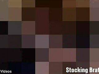 sasha and monica intensely lick and tease feet in stockings for pov lesbian footjob fetish