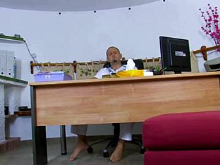 i fuck sabrina deep on table with anal