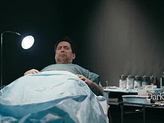 demon squirts milk into nurse's mouth while fucking