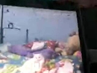 Indonesian Teen Bathes on Webcam