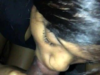 why is this hot teen giving blowjob and sucking cock passionately in the bedroom?