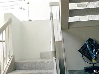 Vicky Vette Feels Pleasure Cramming Toys In Cunt.