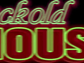 cuckold sharing nymphomaniac girlfriend with two friends in close-up