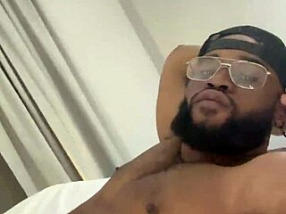 Katrina Thicc, the blonde bodybuilder milf, casually sucks a random black cock in this interracial scene