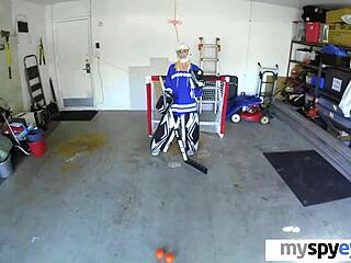 Hockey-Loving Blonde Teen Fucked By Boyfriend