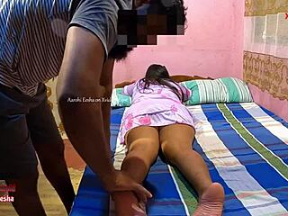 Indian Stepmom Aarohi Eesha Gets Intense Massage, Pussy Pounded Hard For Creamy Cum!