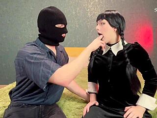 Wednesday Addams Rides Xavier's Monster Cock in Her Tight Asshole.