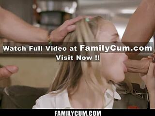 stepdaughter takes daddy's big cock like a pro