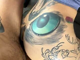 I, uh, fucked my neighbor durin' her workout, suckin' her small tits and hairy pussy.