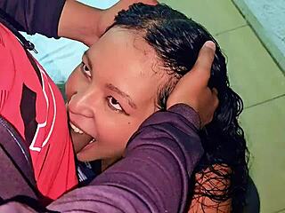 fuck the bill collector in family bed!