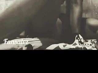 Stepsister shares bed with my big black cock