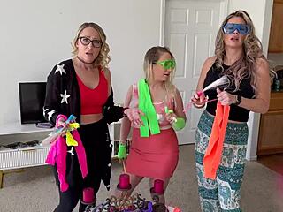 Stepmoms and Step-Aunts Epic EDC Weekend with Blonde Big Tits and Dirty Talk