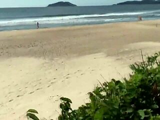 Milf teased stranger with tongue, he fucked her ass in public 😈