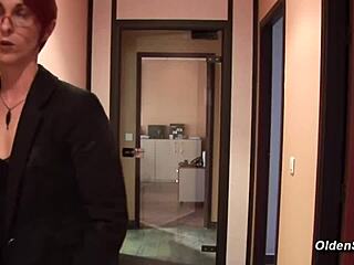 French Business Mature Lady Gets Fucked At Office