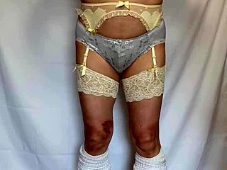 Asian in Sailor Uniform Gets Sexy Lingerie and Anal Plug Inserted