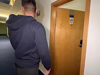 Hot MILF invited me into the room, and I creampied her ass in a wild session.