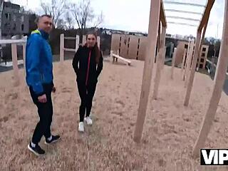 jogging leads to intense sex with stranger