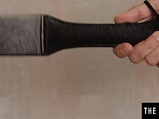 Hey, cute blonde spanks her hairy pussy while masturbating kinky