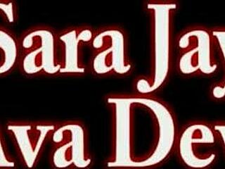 Sara Jay sunbathes while squirting from huge machine assfucking